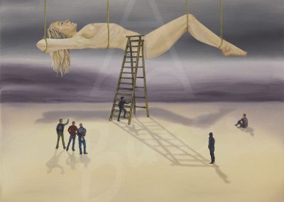 Suspended Painting by Anna-Marie Buss