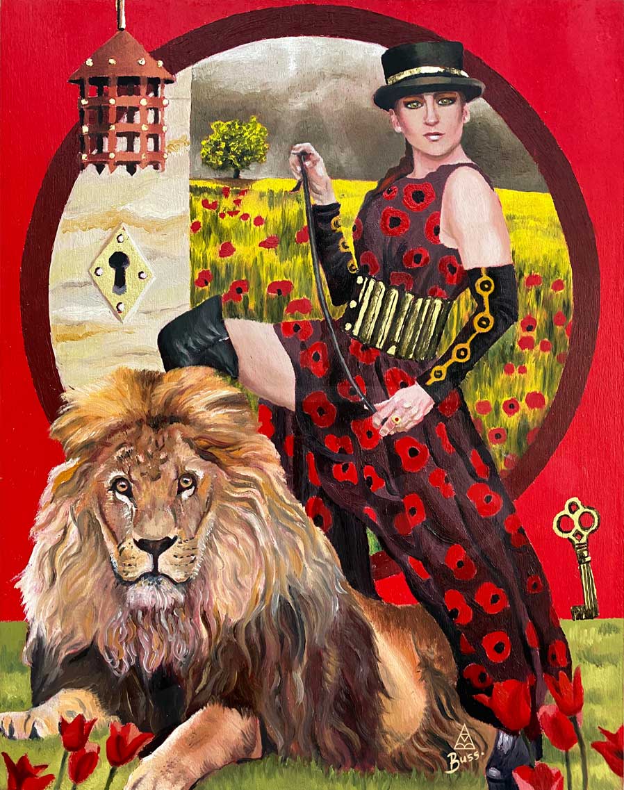 The Lion Tamer Oil Painting by Anna-Marie Buss