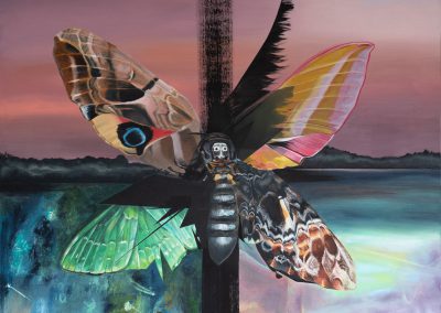 A Moth's Dream Oil Painting by Anna-Marie Buss