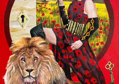 The Lion Tamer Oil Painting by Anna-Marie Buss